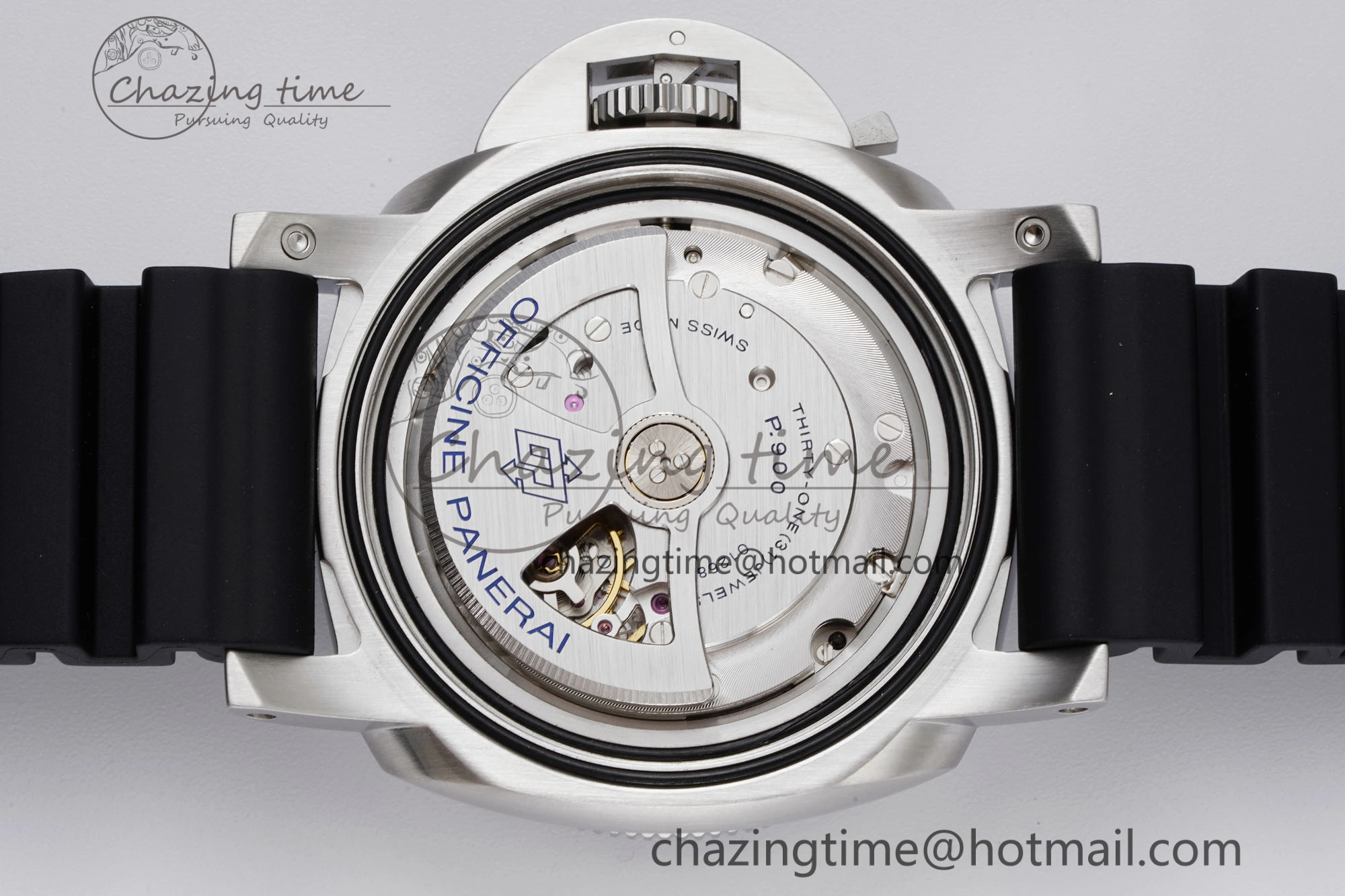 PAM1229 Y SBF 1:1 Best Edition Black Dial on Black Rubber Strap P900