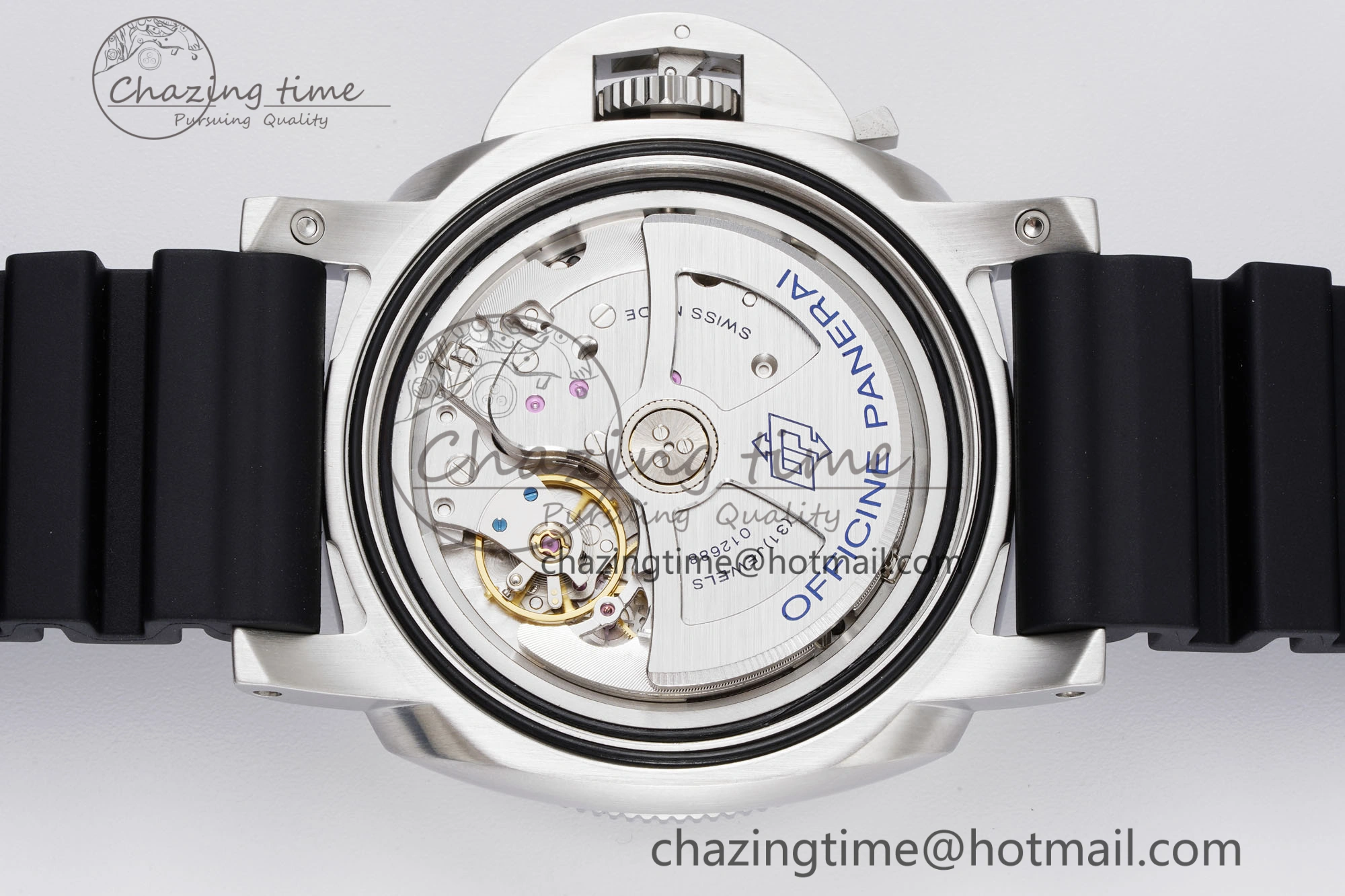 PAM1229 Y SBF 1:1 Best Edition Black Dial on Black Rubber Strap P900