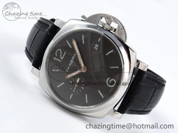 PAM1250 Luminor Due 42mm VSF Best Edition Grey Dial on Leather Strap P900 Clone