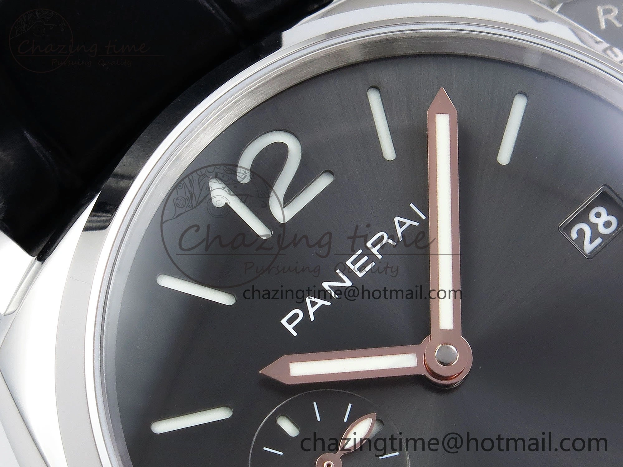 PAM1250 Luminor Due 42mm VSF Best Edition Grey Dial on Leather Strap P900 Clone