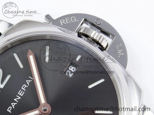 PAM1250 Luminor Due 42mm VSF Best Edition Grey Dial on Leather Strap P900 Clone