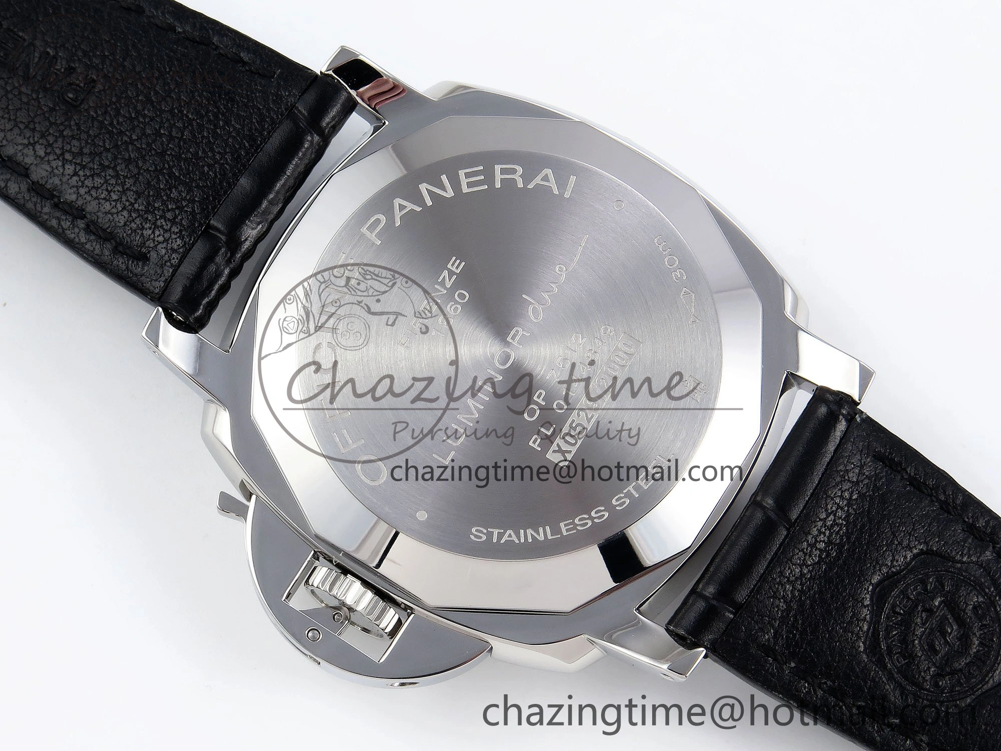 PAM1250 Luminor Due 42mm VSF Best Edition Grey Dial on Leather Strap P900 Clone