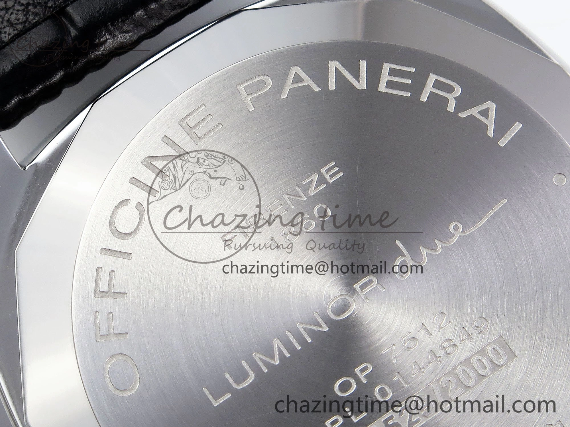 PAM1250 Luminor Due 42mm VSF Best Edition Grey Dial on Leather Strap P900 Clone