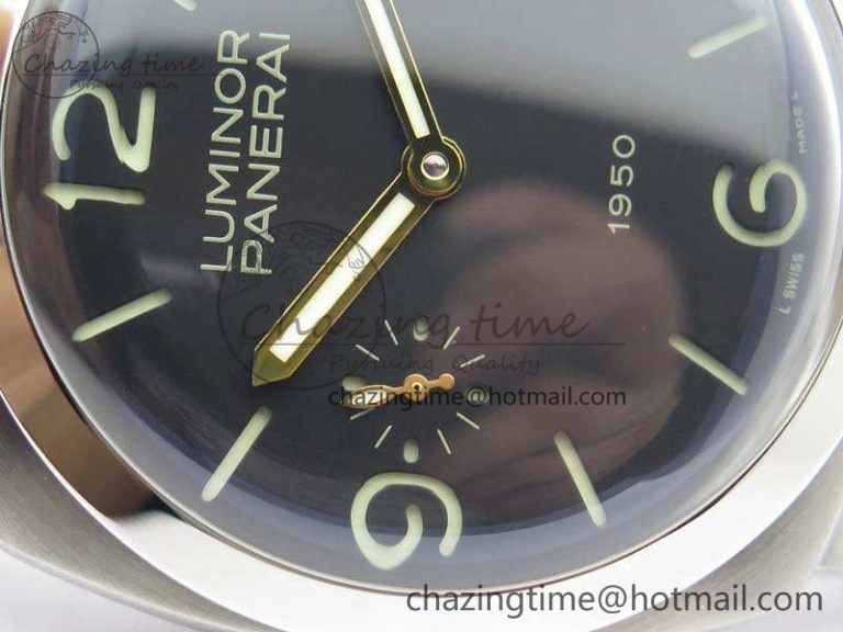 PAM127 E Noob 1:1 Best Edition On Brown Leather Strap A6497 With Y-Incabloc
