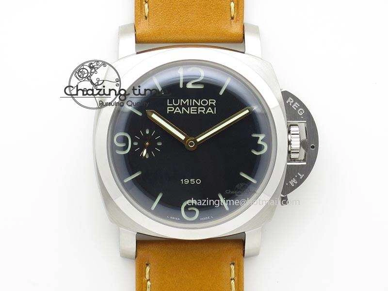 PAM127 E V6F 1:1 Best Edition On Brown Leather Strap A6497 With Y-Incabloc V2