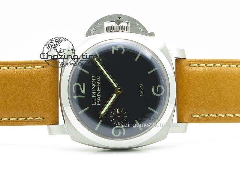 PAM127 E V6F 1:1 Best Edition On Brown Leather Strap A6497 With Y-Incabloc V2