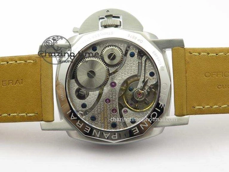 PAM127 E V6F 1:1 Best Edition On Brown Leather Strap A6497 With Y-Incabloc V2