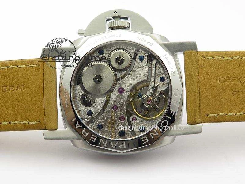 PAM127 E V6F 1:1 Best Edition On Brown Leather Strap A6497 With Y-Incabloc V2