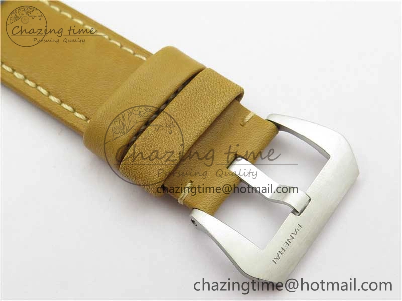 PAM127 E XF 1:1 Best Edition On Brown Leather Strap A6497 ( Free Strap)