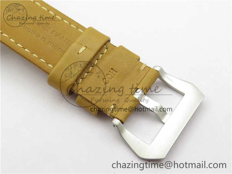 PAM127 E XF 1:1 Best Edition On Brown Leather Strap A6497 ( Free Strap)