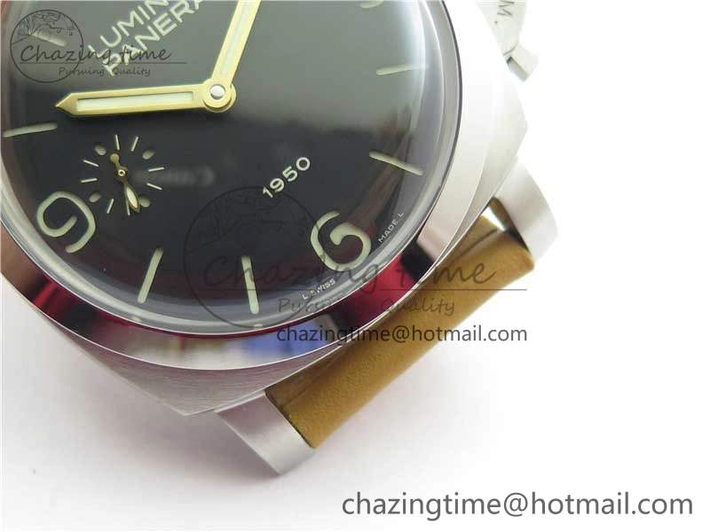 PAM127 E XF 1:1 Best Edition On Brown Leather Strap A6497 ( Free Strap)