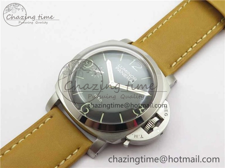 PAM127 E XF 1:1 Best Edition On Brown Leather Strap A6497 ( Free Strap)