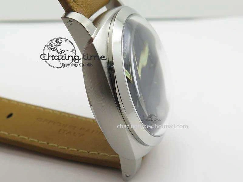 PAM127 E ZF Best Edition on Brown Leather Strap A6497 with Y-Incabloc