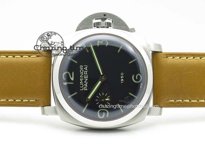 PAM127 E ZF Best Edition on Brown Leather Strap A6497 with Y-Incabloc