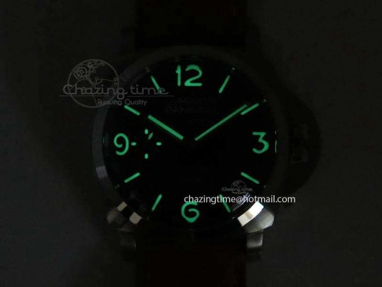 PAM127 E ZF Best Edition on Brown Leather Strap A6497 with Y-Incabloc