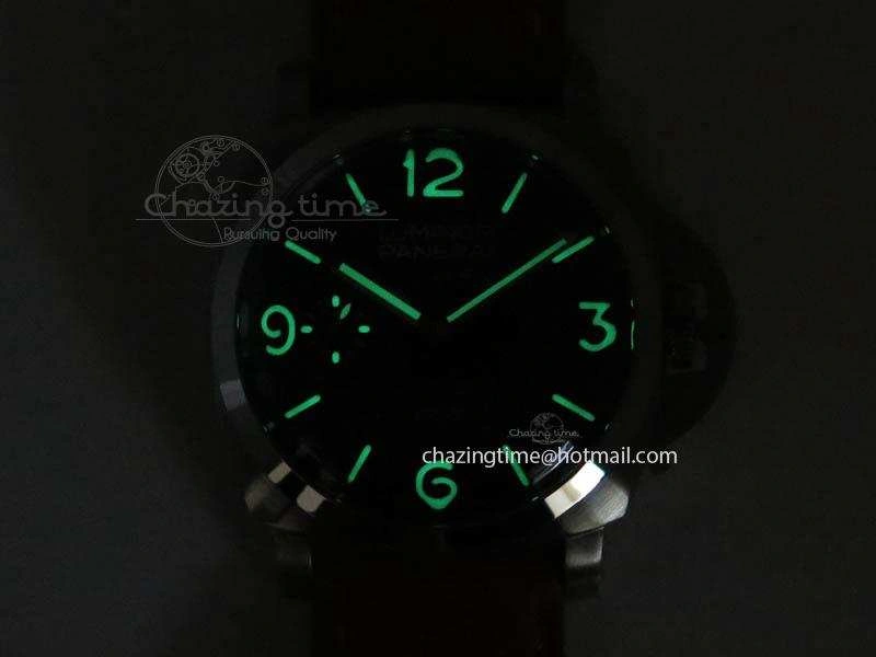 PAM127 E ZF Best Edition on Brown Leather Strap A6497 with Y-Incabloc