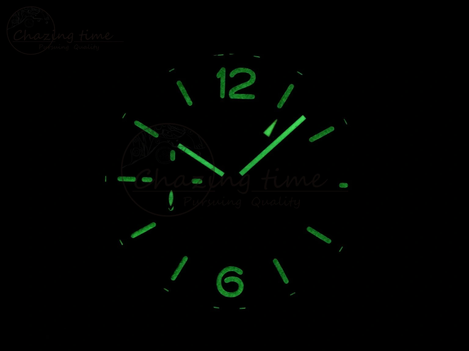 PAM1279 X LUMINOR GMT 42MM TITANIUM VSF 1:1 BEST EDITION BLUE DIAL ON BLACK LEATHER STRAP P.9011 SUPER CLONE