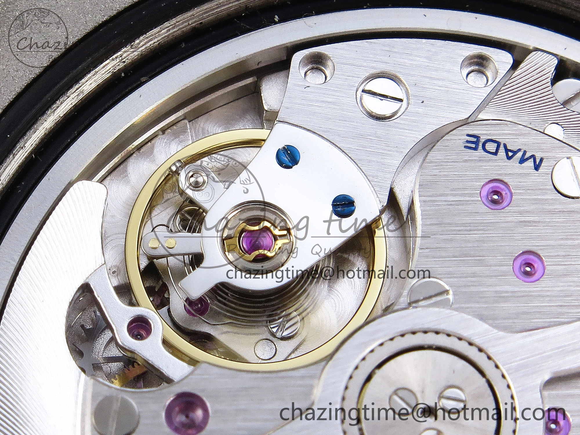PAM1279 X LUMINOR GMT 42MM TITANIUM VSF 1:1 BEST EDITION BLUE DIAL ON BLACK LEATHER STRAP P.9011 SUPER CLONE