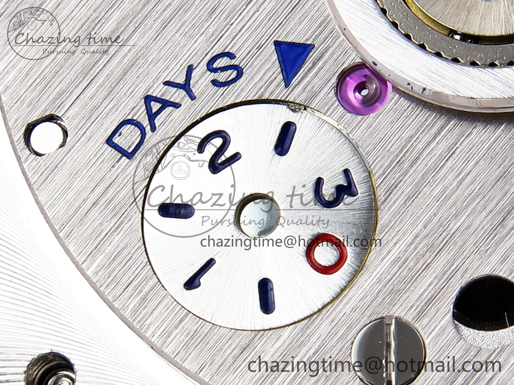 PAM1279 X LUMINOR GMT 42MM TITANIUM VSF 1:1 BEST EDITION BLUE DIAL ON BLACK LEATHER STRAP P.9011 SUPER CLONE