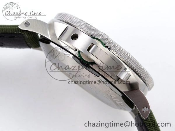 PAM1287 V TTF 1:1 Best Edition Green Dial on Green Nylon Strap P900