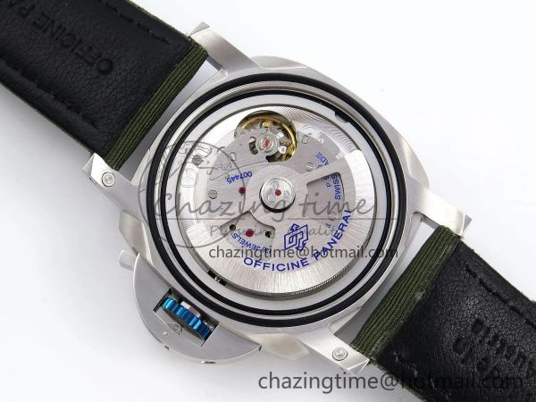 PAM1287 V TTF 1:1 Best Edition Green Dial on Green Nylon Strap P900