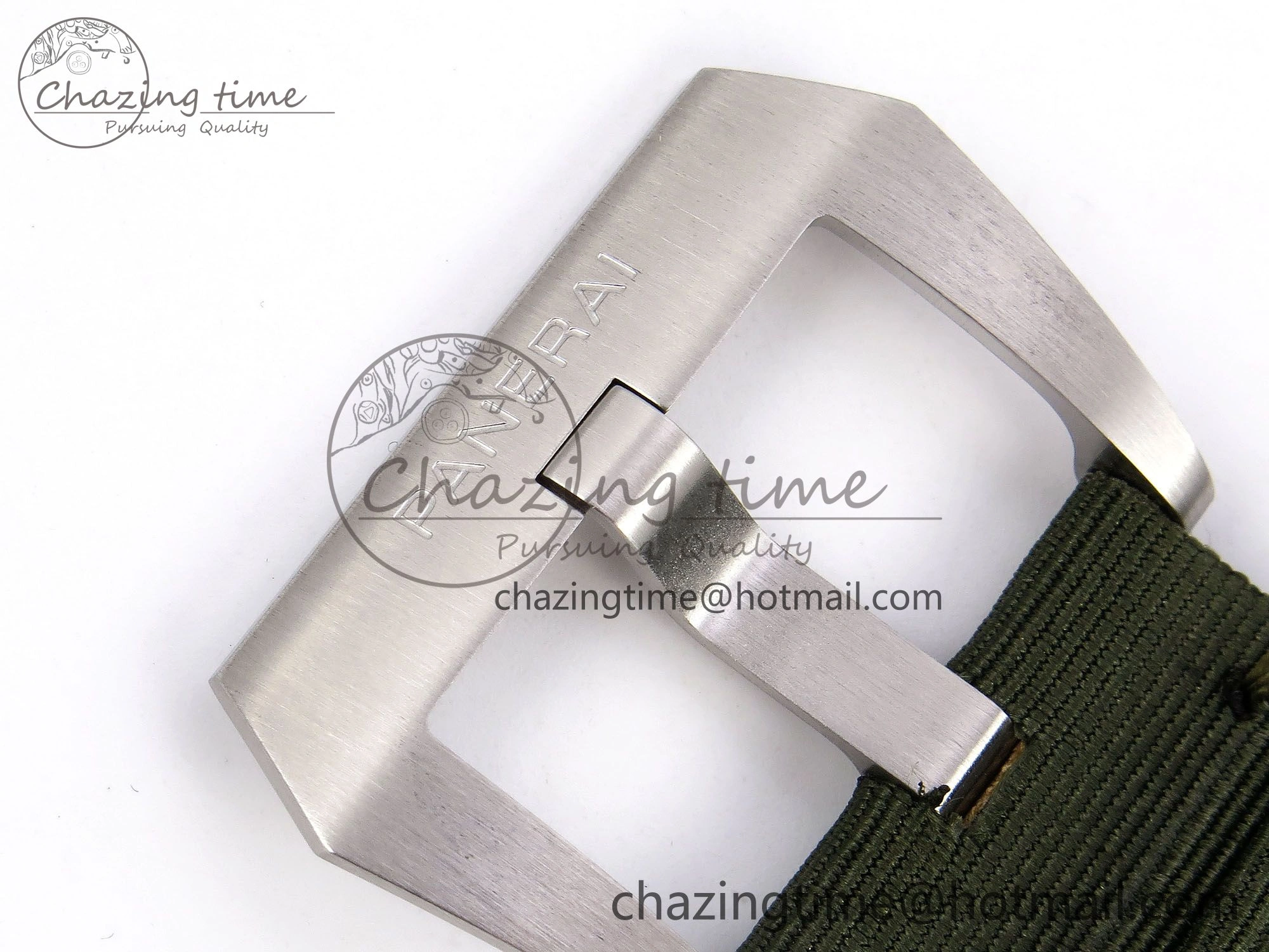 PAM1287 V TTF 1:1 Best Edition Green Dial on Green Nylon Strap P900