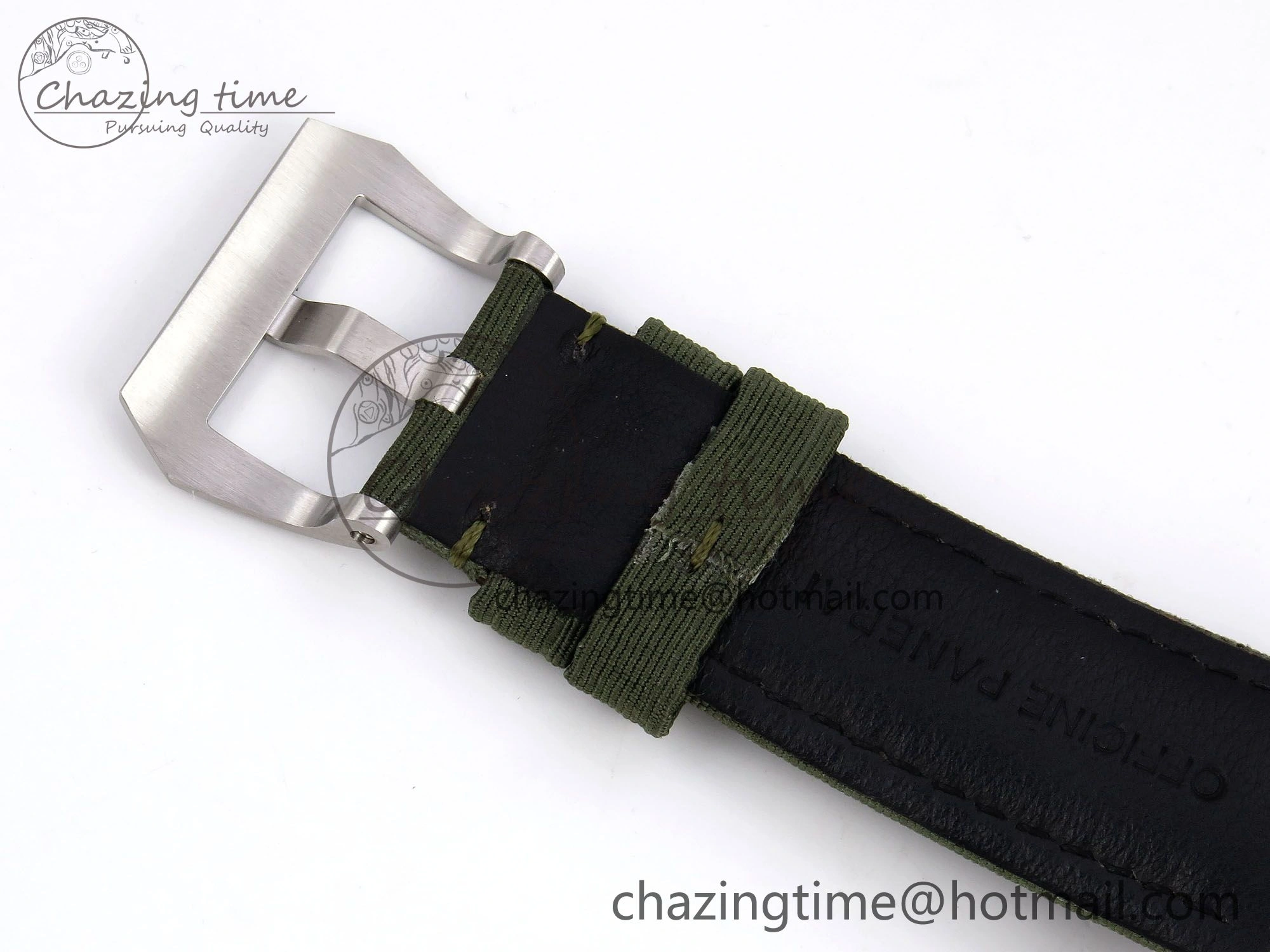 PAM1287 V TTF 1:1 Best Edition Green Dial on Green Nylon Strap P900