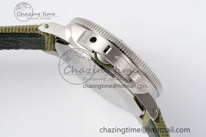 PAM1287 Y SBF 1:1 Best Edition Green Dial on Green Nylon Strap P900