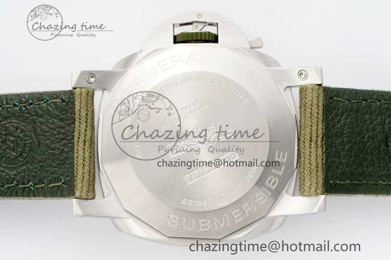 PAM1287 Y SBF 1:1 Best Edition Green Dial on Green Nylon Strap P900