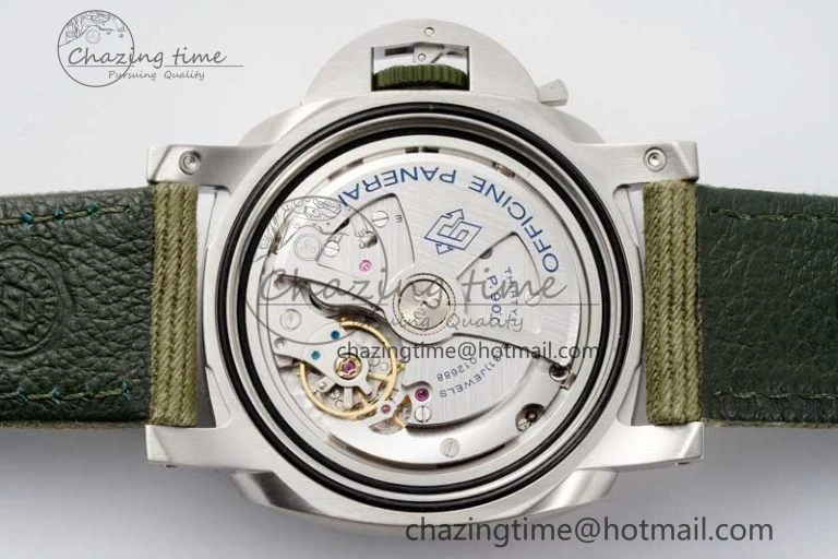 PAM1287 Y SBF 1:1 Best Edition Green Dial on Green Nylon Strap P900