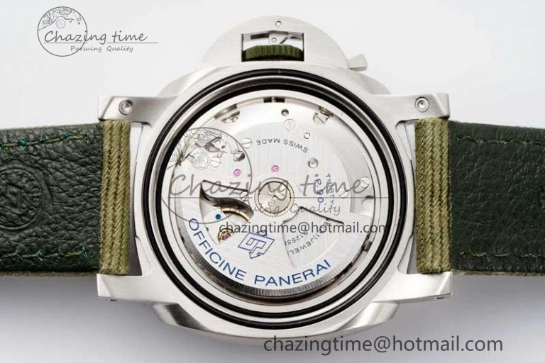 PAM1287 Y SBF 1:1 Best Edition Green Dial on Green Nylon Strap P900