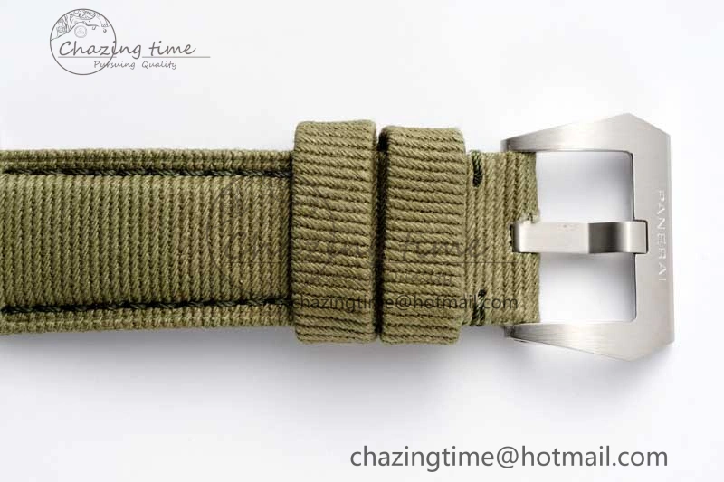 PAM1287 Y SBF 1:1 Best Edition Green Dial on Green Nylon Strap P900