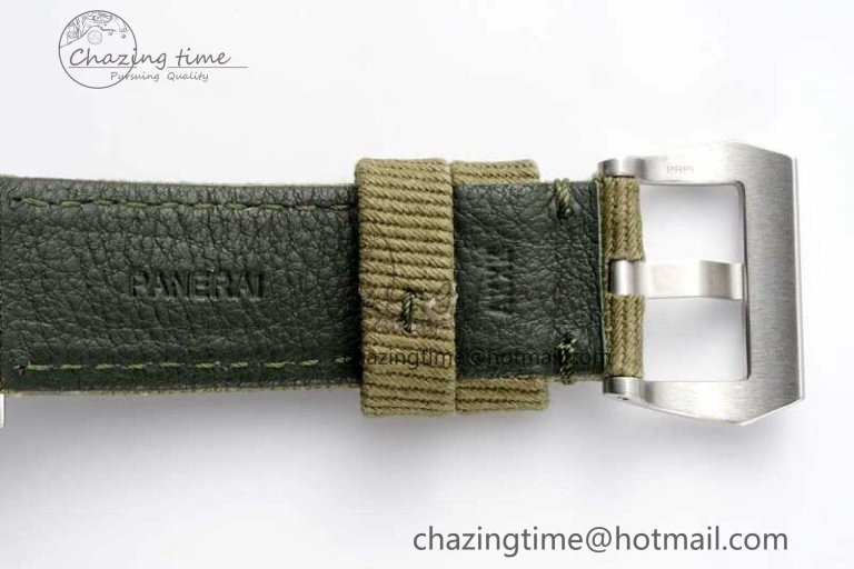 PAM1287 Y SBF 1:1 Best Edition Green Dial on Green Nylon Strap P900