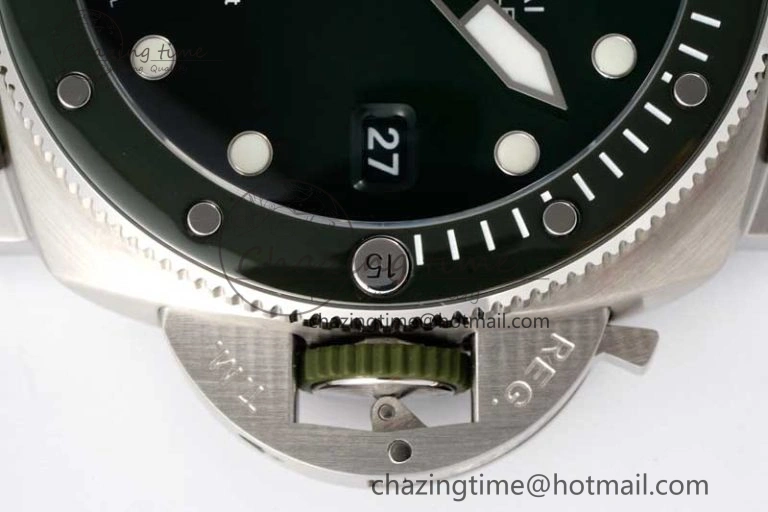 PAM1287 Y SBF 1:1 Best Edition Green Dial on Green Nylon Strap P900