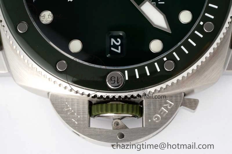 PAM1287 Y SBF 1:1 Best Edition Green Dial on Green Nylon Strap P900