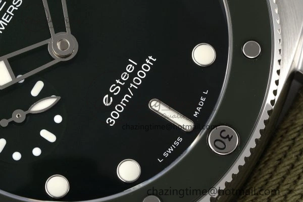 PAM1287 Y VSF 1:1 Best Edition Green Dial on Green Nylon Strap P900