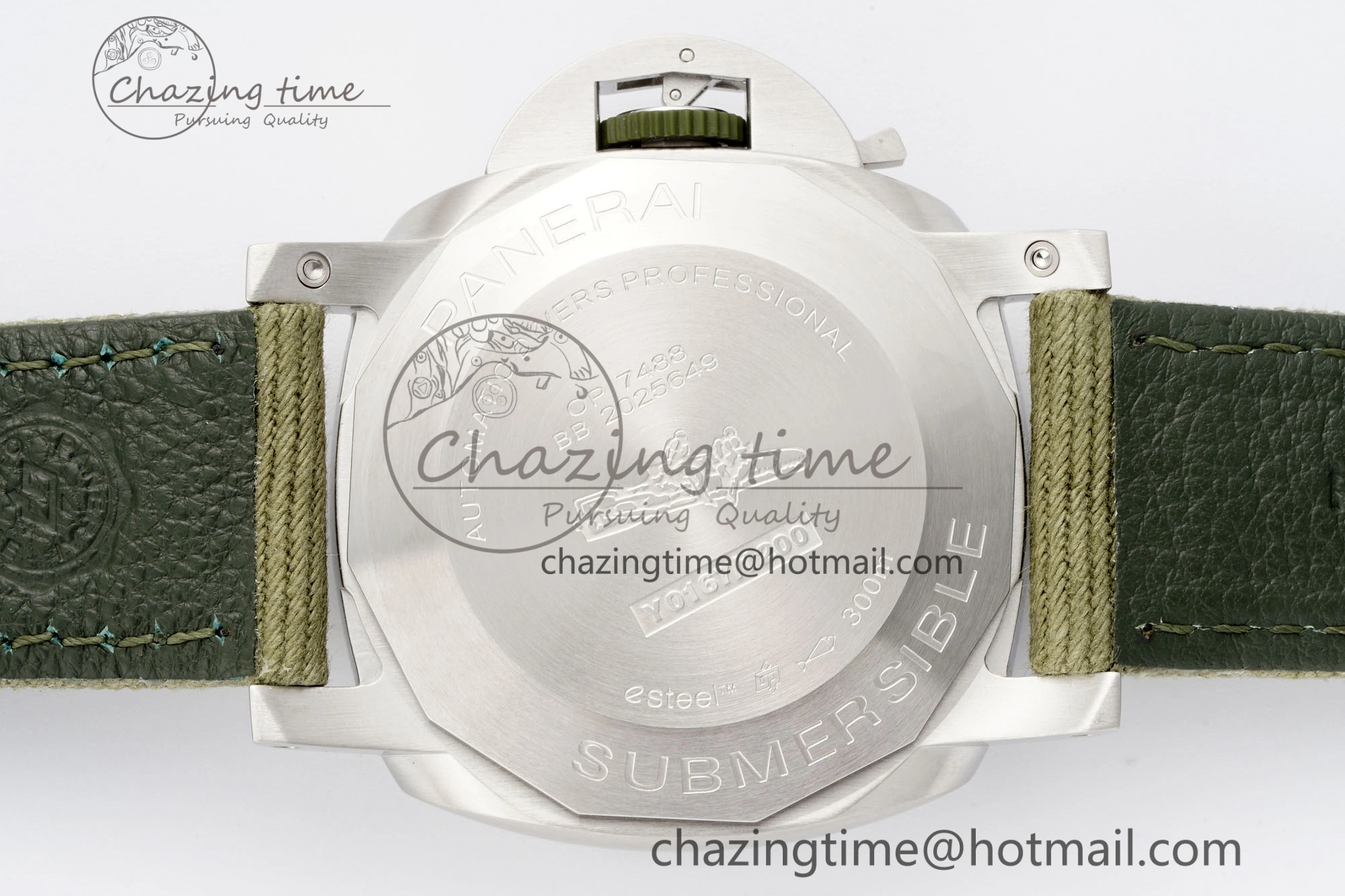 PAM1287 Y VSF 1:1 Best Edition Green Dial on Green Nylon Strap P900
