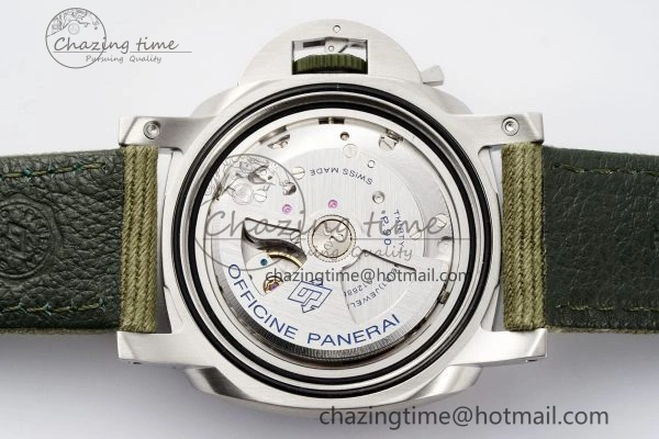 PAM1287 Y VSF 1:1 Best Edition Green Dial on Green Nylon Strap P900