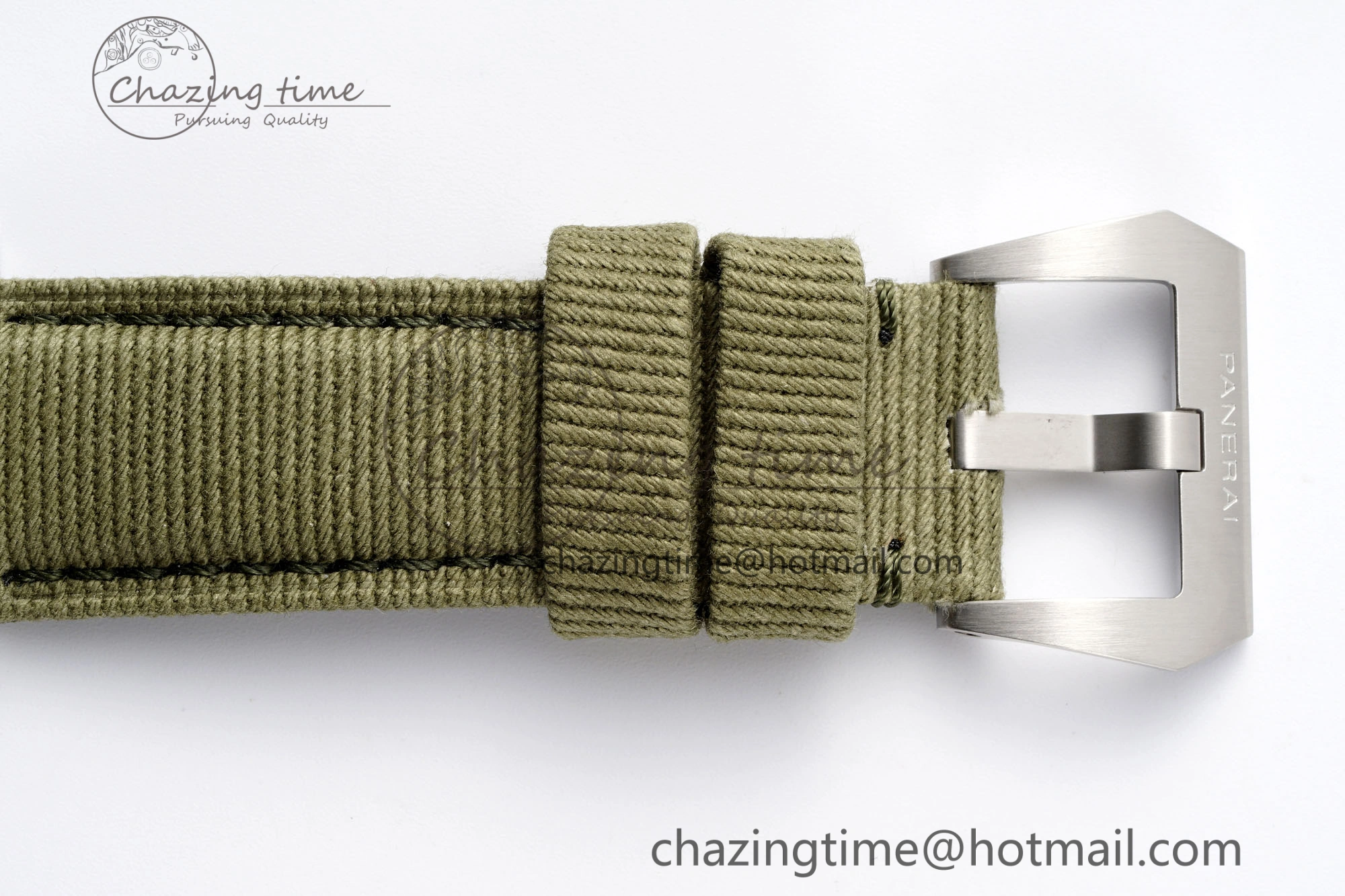 PAM1287 Y VSF 1:1 Best Edition Green Dial on Green Nylon Strap P900