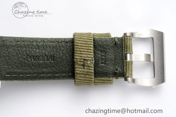 PAM1287 Y VSF 1:1 Best Edition Green Dial on Green Nylon Strap P900