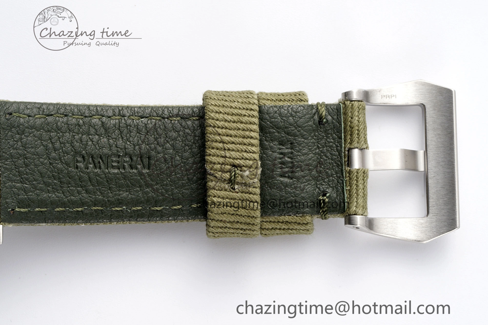 PAM1287 Y VSF 1:1 Best Edition Green Dial on Green Nylon Strap P900