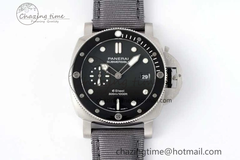PAM1288 Y SBF 1:1 Best Edition Gray Dial on Gray Nylon Strap P900