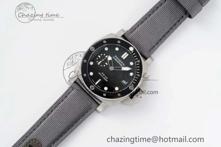 PAM1288 Y SBF 1:1 Best Edition Gray Dial on Gray Nylon Strap P900