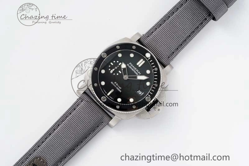 PAM1288 Y SBF 1:1 Best Edition Gray Dial on Gray Nylon Strap P900