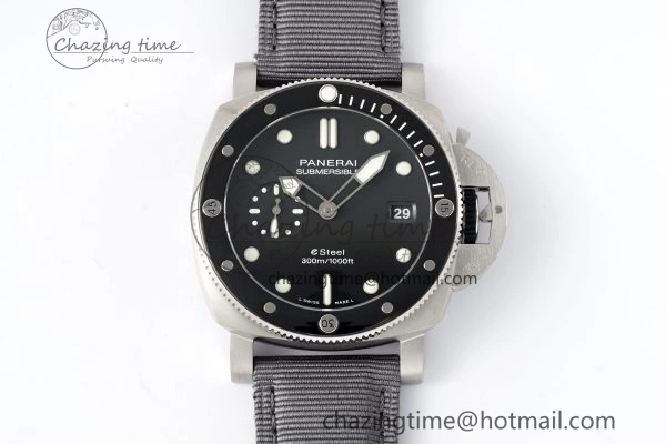 PAM1288 Y VSF 1:1 Best Edition Gray Dial on Gray Nylon Strap P900