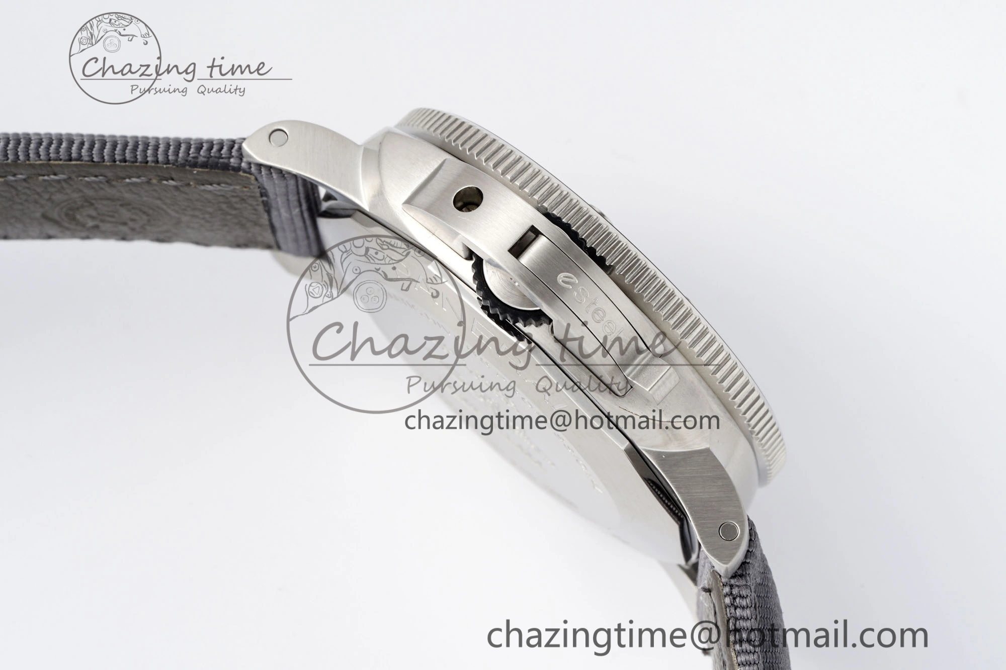 PAM1288 Y VSF 1:1 Best Edition Gray Dial on Gray Nylon Strap P900