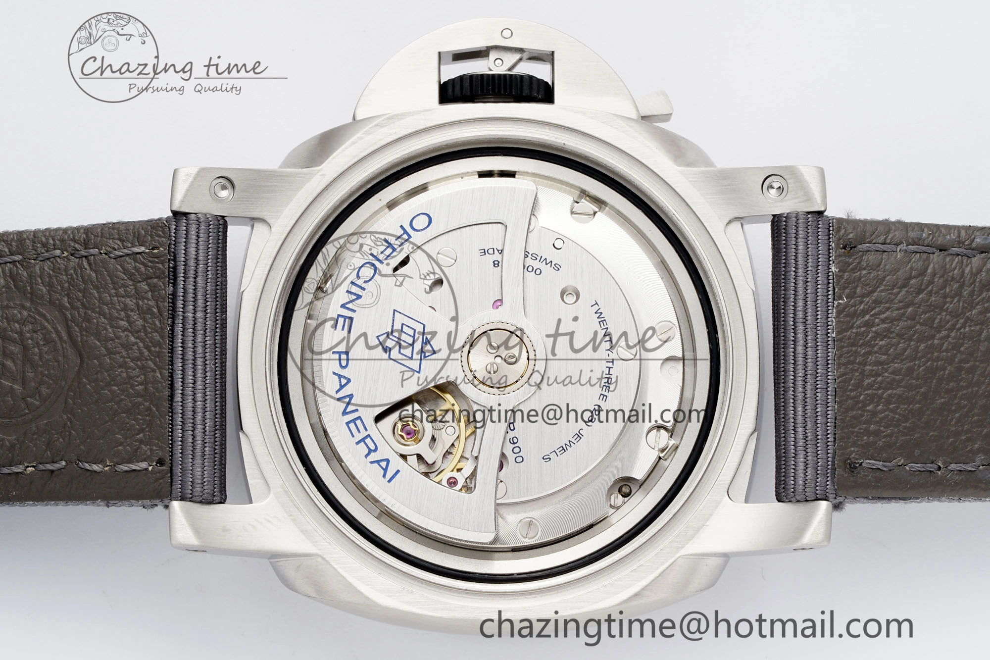 PAM1288 Y VSF 1:1 Best Edition Gray Dial on Gray Nylon Strap P900