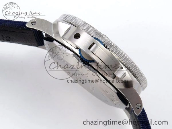 PAM1289 V TTF 1:1 Best Edition Blue Dial on Blue Nylon Strap P900