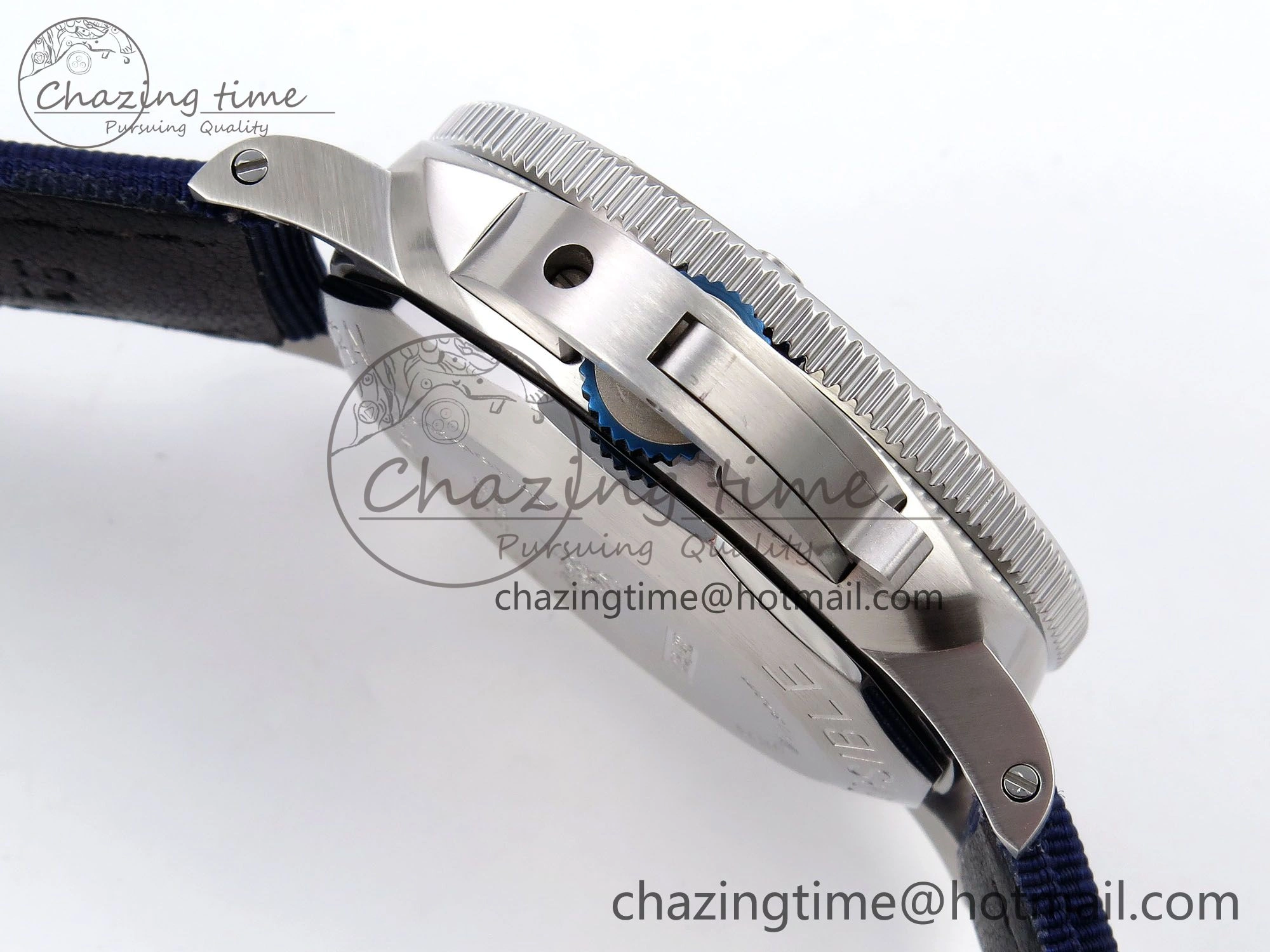 PAM1289 V TTF 1:1 Best Edition Blue Dial on Blue Nylon Strap P900