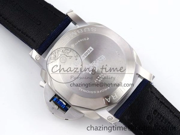 PAM1289 V TTF 1:1 Best Edition Blue Dial on Blue Nylon Strap P900